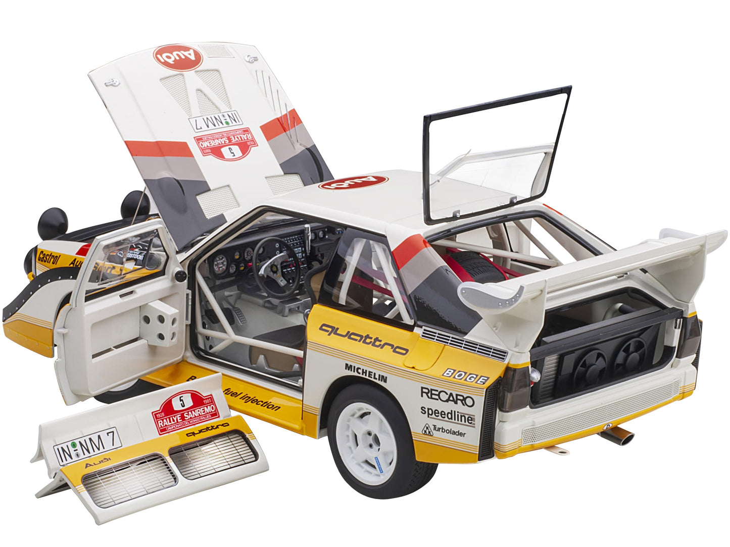 1985 Audi S1 San Remo Rally (Roehrl-Geistdoerfer)